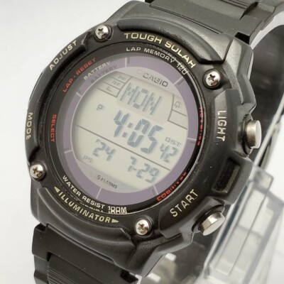 Casio Illuminator W-S200H Tough Solar 3197 Lap Memory 120 Quartz