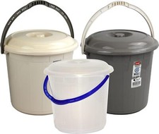 Food Storage Bucket 5L Litres with Lid and Handle Multipurpose Bin/Bucket