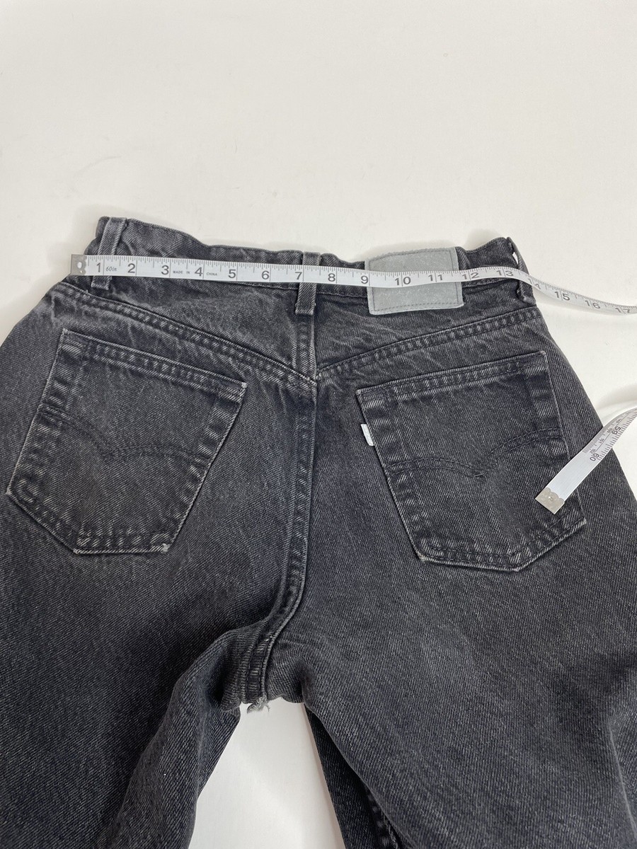 Vintage Levi's Silver Tab Loose Fit Black Jeans, Womens 27X29