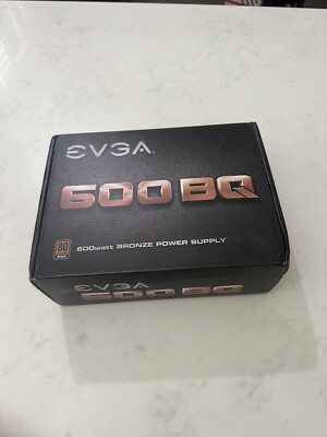 EVGA 600 BR 80 Plus Bronze 600W ATX Non-Modular Power Supply - Black