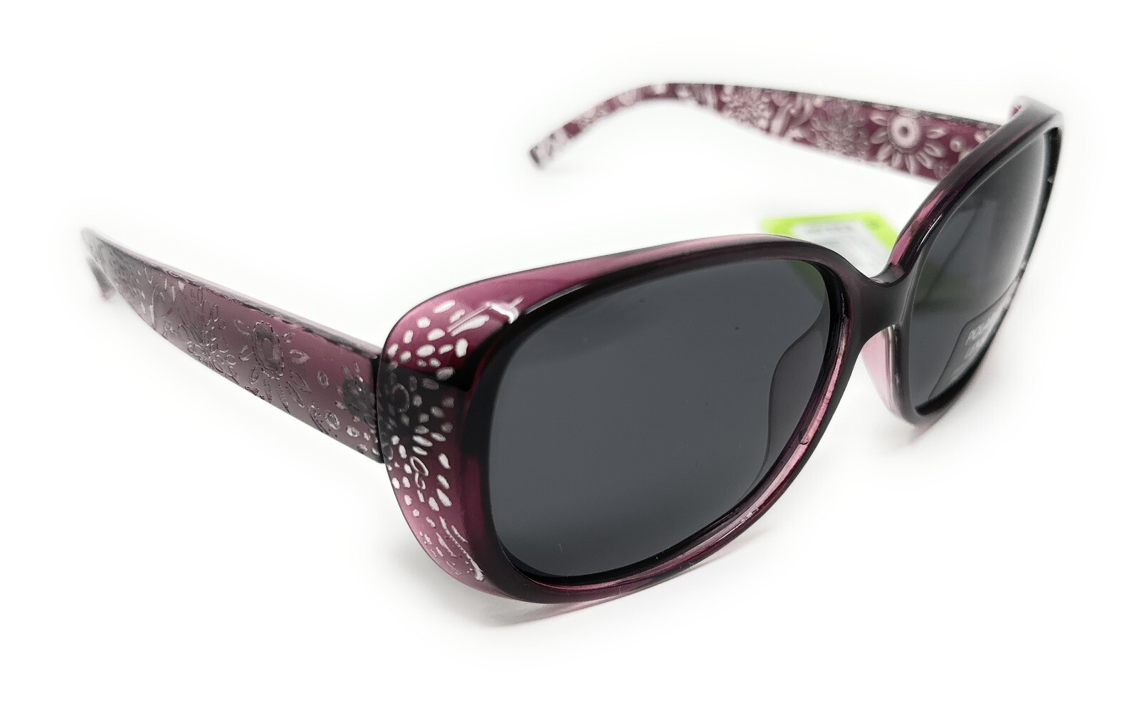 Ladies Polarised Sunglasses Women's Fashion Floral Frame 100 UVA UVB