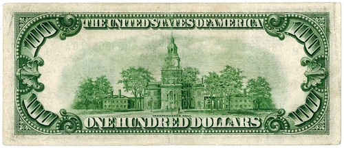 1934 D $100 St. Louis Federal Reserve Note ☆☆ Circulated VF ☆☆210A - Picture 2 of 2