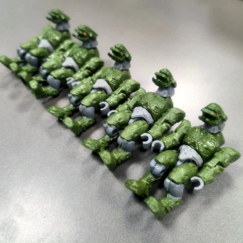100 Stück Mega Construx Bloks Halo Mystery Packs Covenant Elite (grün) alte Gelenke - Bild 3 von 9