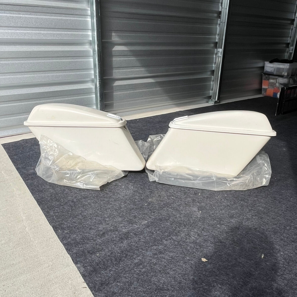 VINTAGE HARD SADDLEBAG SET FOR HARLEY PANHEAD SHOVELHEAD 58 VINTAGE HARD SADDLEBAG SET FOR HARLEY PANHEAD SHOVELHEAD 58