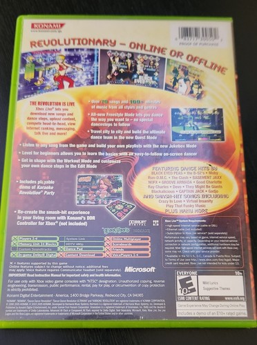 Dance Dance Revolution Ultramix 3 (Xbox, 2005) Complete In Box - Picture 5 of 5