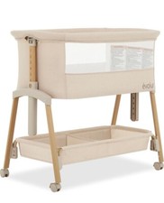 Evolur Lullaby Portable Bassinet with Wheels