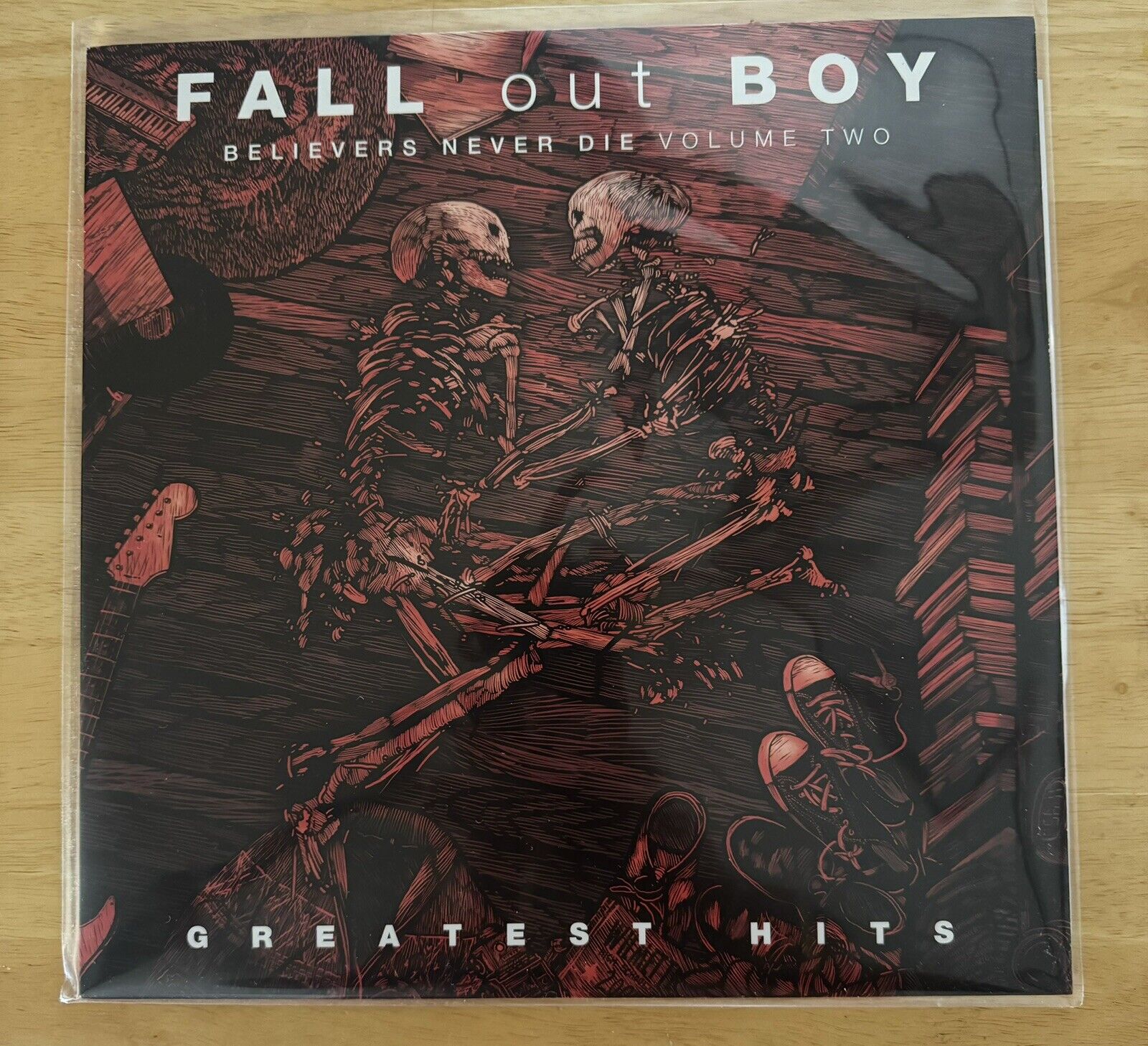 Fall Out Boy - Believers Never Die (Volume 2) Vinyl LP Limited Edition White Red