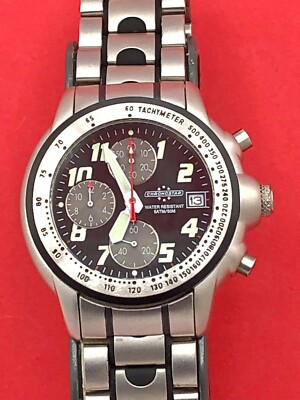 Chronostar Action 37mm Chronograph New Old Stock Pristine 