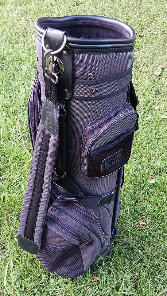 Черная сумка для гольфа Knight с 15-позиционным разделителем ремнем капюшоном - Изображение 4 из 4