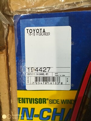 SHIN ② AVS 194427 Auto Ventshade Ventvisor Rain Guards for 2014-2019