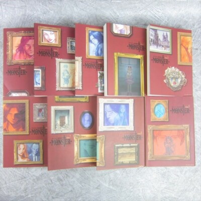 MONSTER Kanzen-Ban Manga Comic Complete Set 1-9 NAOKI URASAWA Book 2008 SG*
