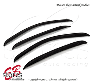 Chevrolet-Suburban-1500-2007-14-Outside-Mounted-Dark-Smoke-JDM-Window-Visors-4pc
