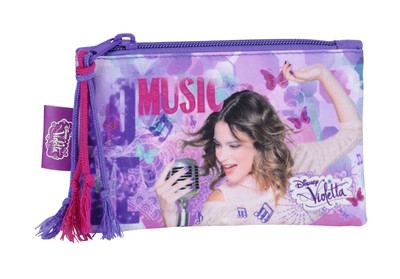 Disney Violetta Tasche Kosmetiktasche Kleine Schminktasche Beautycase Mäppchen