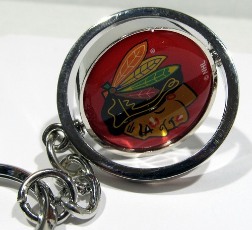 NCAA NHL NBA Spin Swivel Key Ring Pick Your Team - Picture 16 of 47