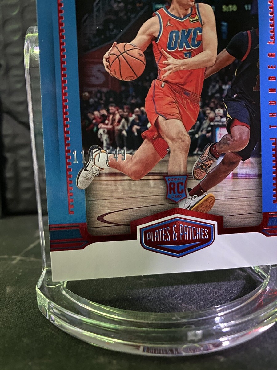 チャレンジ　DIA JOSH GIDDEY 2021-22 Panini Chronicles - Plates and Patches Red