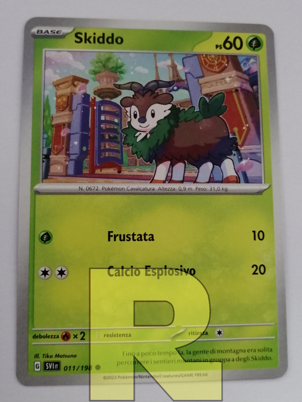 2x Skiddo ® Scarlet & Violet SVI 011/198 ® Common ® Pokemon ® Italian