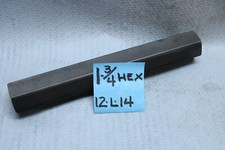 (1620B)  Free Machining Steel 1-3/4" Hex Bar Stock x 9" Long