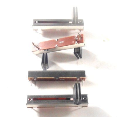 4x Slide VR 418-S1MK2-725 Channel Fader For Pioneer DDJ-SX2 DDJ-RX with knob