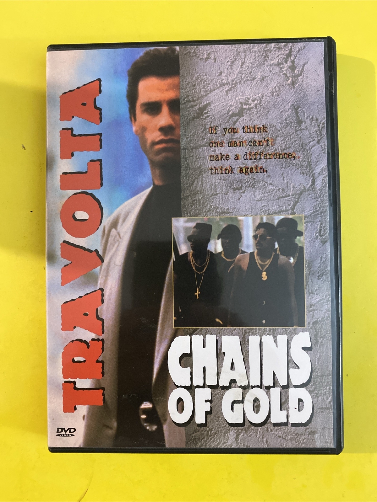 CHAINS OF GOLD (DVD1989) JOHN TRAVOLTA JOEY LAWRENCE LIKE NEW W/INSERT