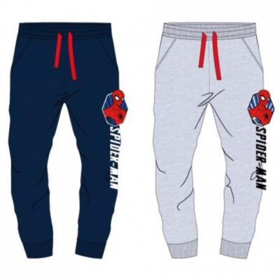 Bequeme Spiderman Freizeit- / Jogging- Hose für Jungen Größen 104-128, grau, ode