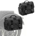 2x Saddle bag for Triumph Bonneville T120 / T100 CV1 black