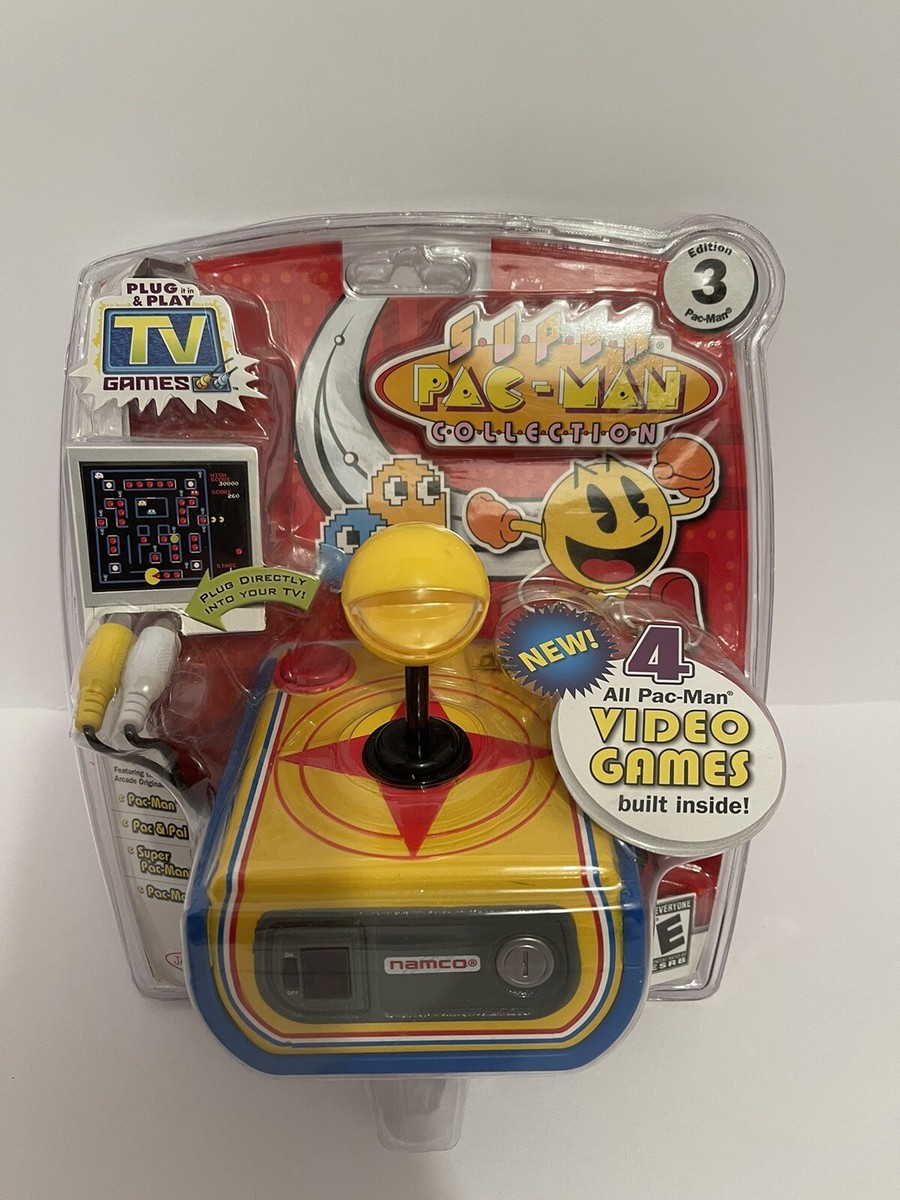 パックマンコレクション p706p5g Jakks Pacific Plug N Play Games Namco Super Pac-Man