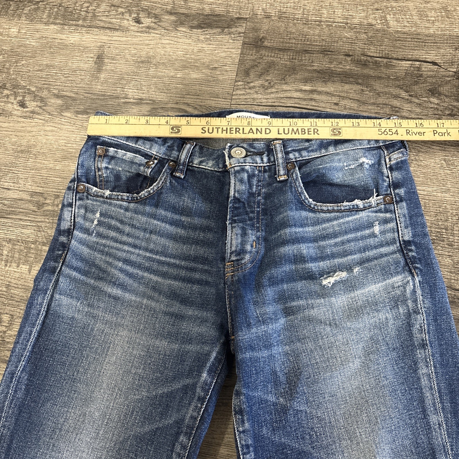 MOUSSY VINTAGE Women's Distressed Skinny Jeans Denim 28 Fits 30 X 26 - View 6