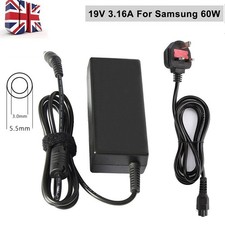 60W Laptop Charger for Samsung NP300E5C NP300E5A NP305E5A NP300E5E NEW 19V 3.15A