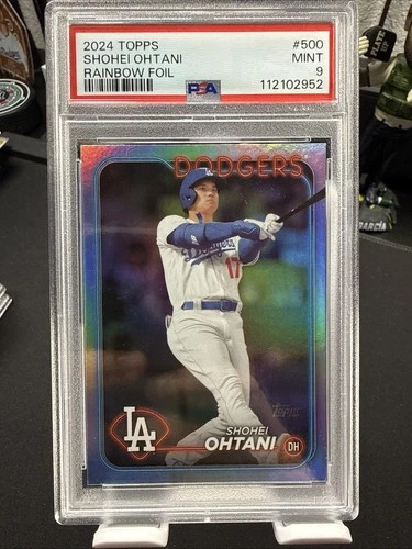 2024 Topps Series 2 Shohei Ohtani #500 Rainbow Foil PSA 9