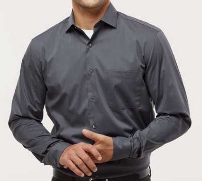 green emerald velvet dress Van Heusen Ultra Flex Men's Regular Fit Stretch Fabric Wrinkle Free Long Sleeve Dress Shirt, 16-16.5 32-33, Blue | Spring Fashion