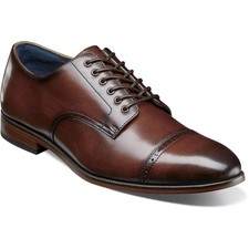 Stacy Adams Shoes William Cap Toe Oxford Brown Size 9 — photo 2