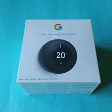 Black, New & Sealed Google Nest 3rd Gen Learning Thermostat kit