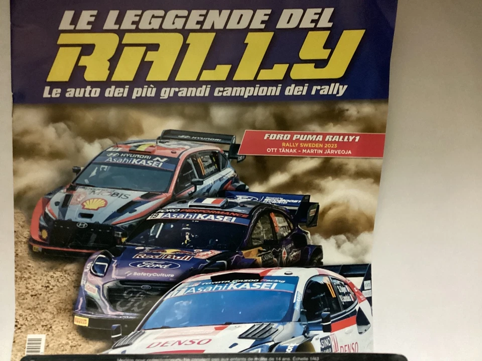 IXO FORD PUMA RALLY 1 SWEDEN RALLY 2023 in Metallo 1/43 + Booklet - Immagine 4 di 4