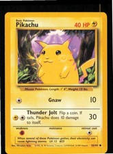 Pikachu 58/102 Common Base Set Unlimited Pokemon Lightly Played on eBay