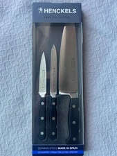 TWO SETS (SIX KNIVES TOTAL) - Henckels 3-Piece Starter Knife Set
