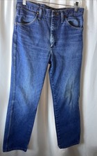 Vintage Wrangler Regular Fit Straight Leg Denim Men s Jeans 33x32 Cowboy