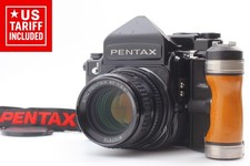 All Late  N MINT w/ Grip  Pentax 67 TTL Body  SMC P 105mm f/2.4 Lens From JAPAN