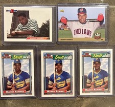 ⬛️🔥Manny Ramirez🔥🟥 1992 Rookie 5 card LOT Topps Bowman Upper Deck