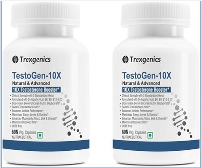 Trexgenics Testogen  Synergistic Athletic Performance Booster 60x2=120