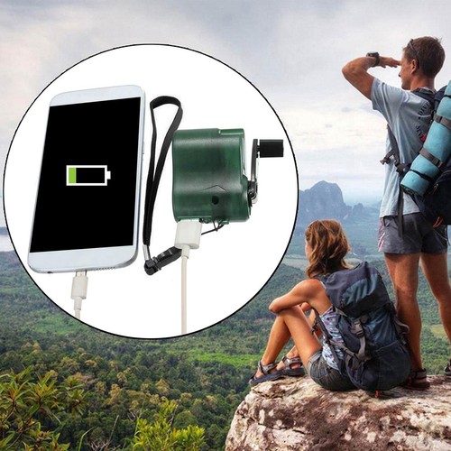Equipo de supervivencia alimentación de emergencia USB manivela teléfono cargador mochila camping - Imagen 7 de 9