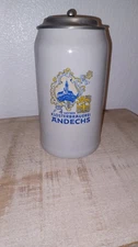 1 Liter German Beer Stein KLOSTERBRAUEREI ANDECHS Lidded