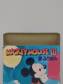 Mickey Mouse 3 Dream Balloon Famicom Game with Box and Manual (Used)
