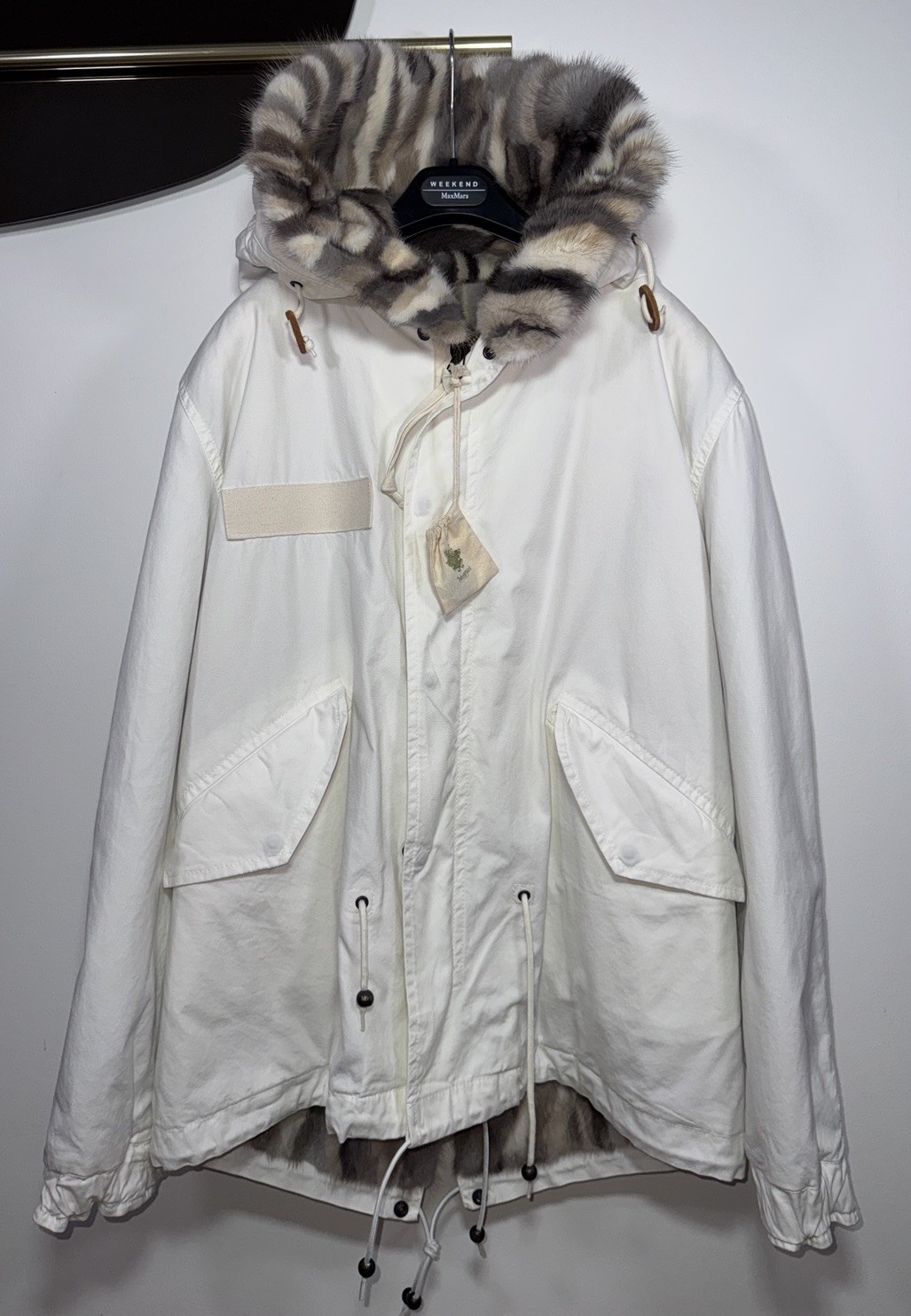 Mr & Mrs Italy Mink Fur Lined Parka Size S RRP £6500 New image 5