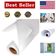 Static Cling Privacy Window Film - Easy Application, No Residue, 48 x 72 Inches