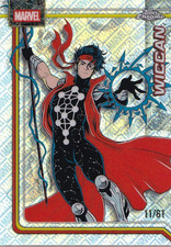 2026 Topps Chrome Marvel Comics Wiccan #198 Marvel Logofractor 11/61