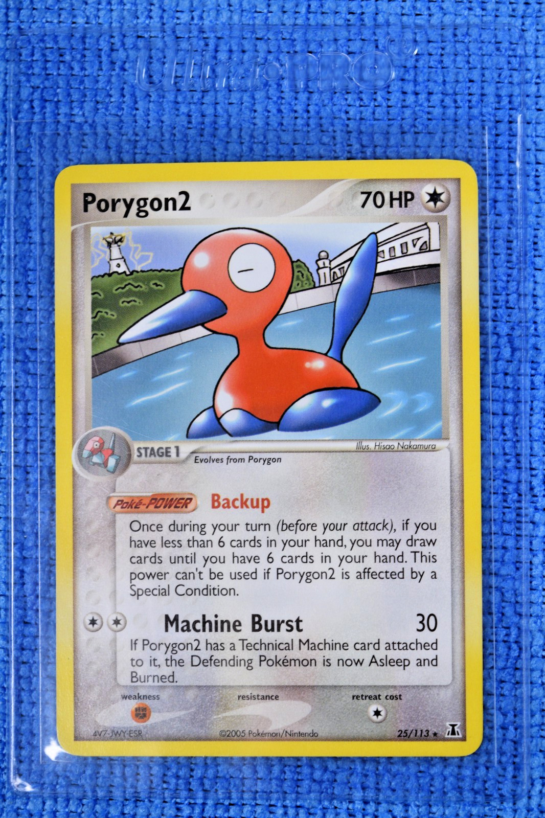 Pokemon Card Porygon2 EX Delta Species 25/113 EX NM Non-Holo Rare Hisao Nakamura