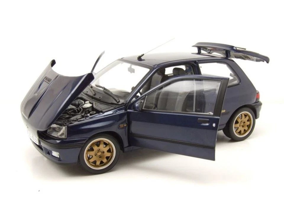 Renault Clio Williams 1993 blau metallic Modellauto 1:18 Norev - Bild 4 von 4