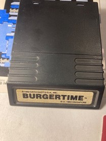 BurgerTime (Intellivision, 1983) cartridge overlays and manual only