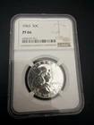 1963 - Franklin Silver Half Dollar Coin - NGC Certified PF66 - The Final Year
