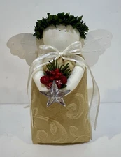 Hearts & Ivy Collection Gold Angel Paper Wings  Holiday Christmas